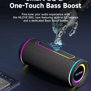 MLOVE Portable Bluetooth Speaker Dual Sound Waterproof
