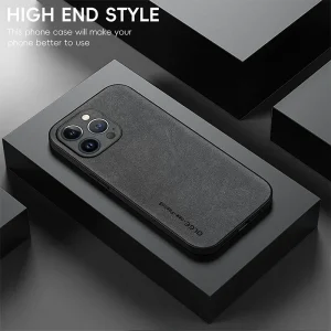 Luxury Leather Phone Case For iPhones